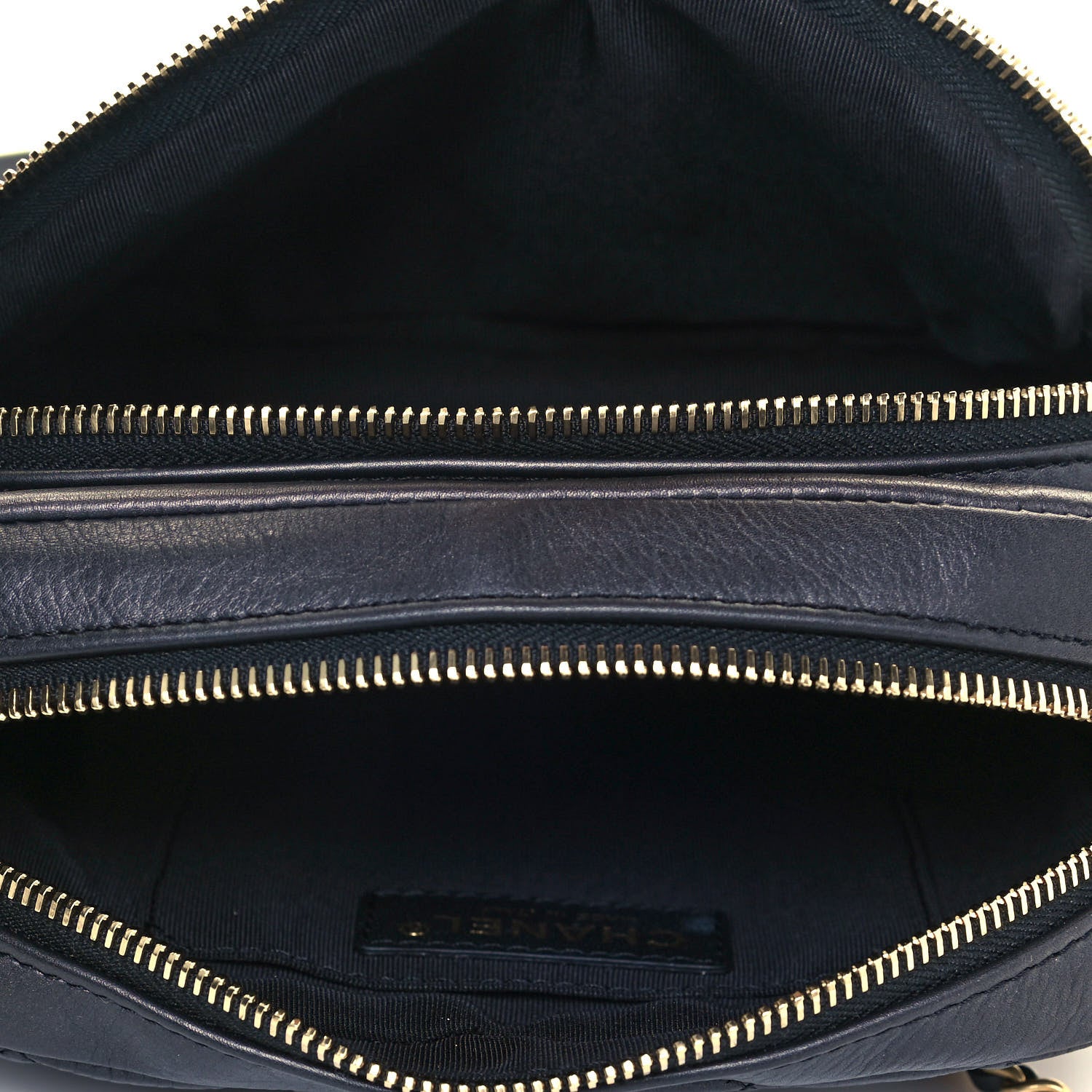Chanel Calfskin Quilted Day Trips Camera Case Black 5 of 10