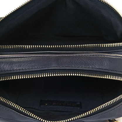 Chanel Calfskin Quilted Day Trips Camera Case Black 5 of 10