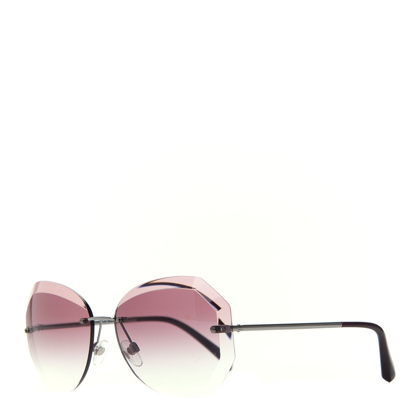 Metal Spring Round Sunglasses 4220 Pink