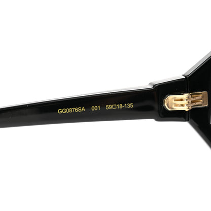 Gucci Acetate Square Frame Sunglasses GG0876SA Black 6 of 7