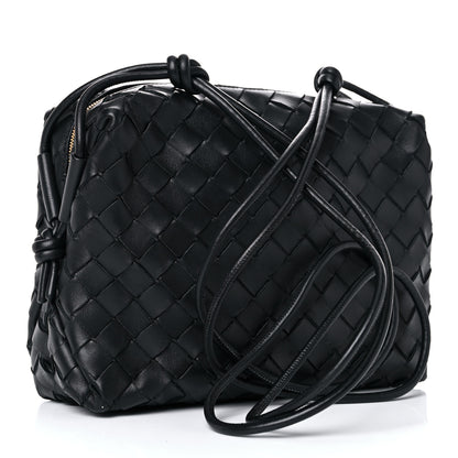 Bottega Veneta Nappa Intrecciato Medium Loop Camera Bag Black 3 of 10