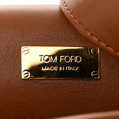 Tom Ford Suede Jennifer Saddle Bag Tobacco 6 of 9