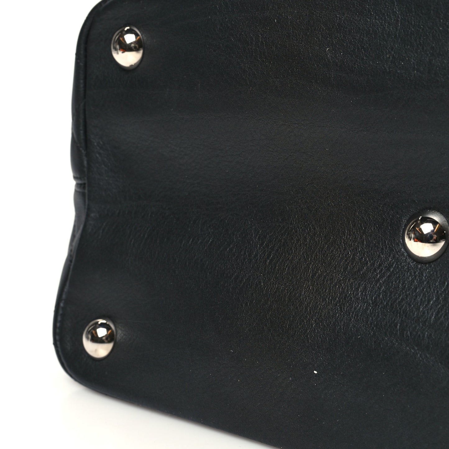Calfskin Quilted Large Cambon Tote Black