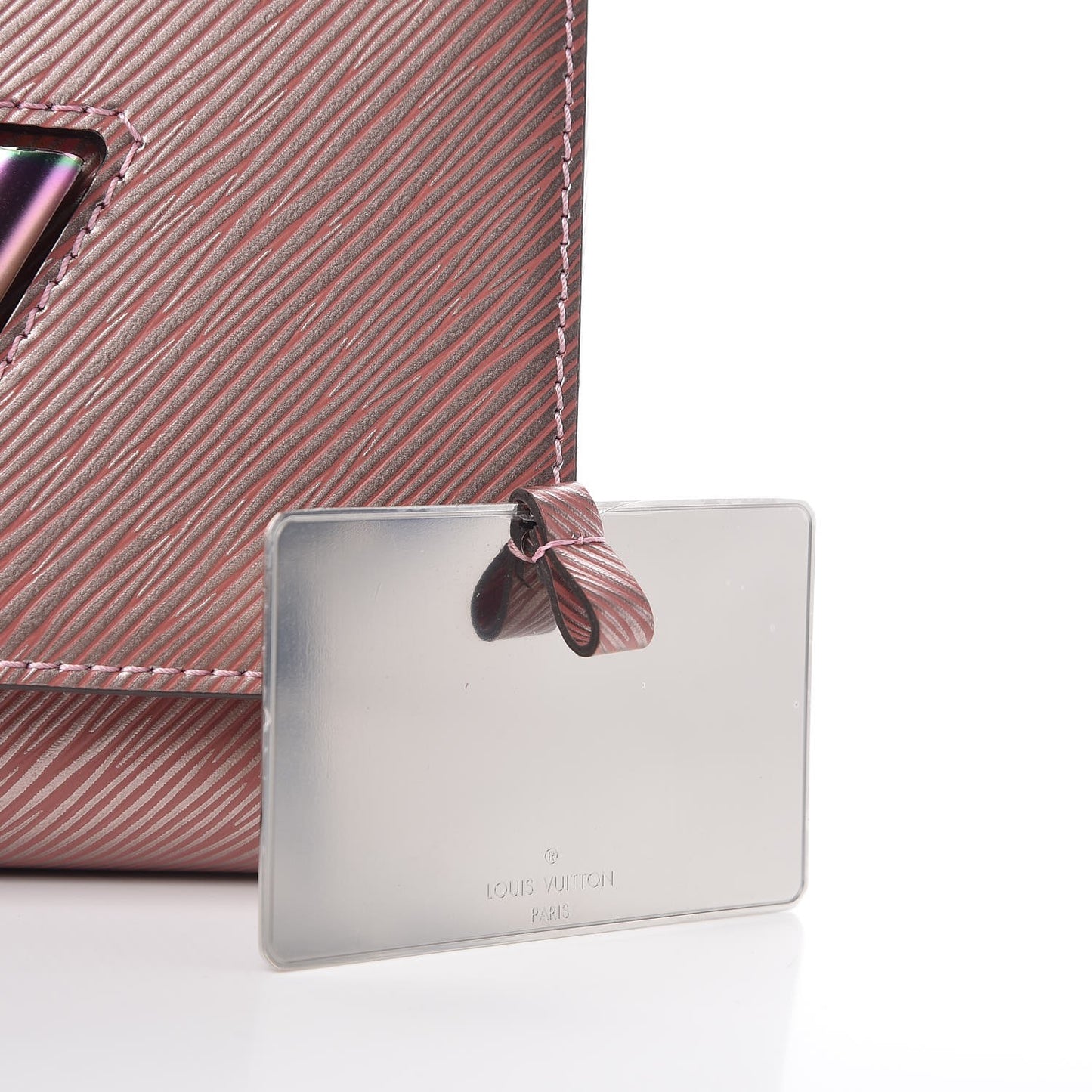 Epi Scarabeo Twist Shoulder Bag PM Rose Gold