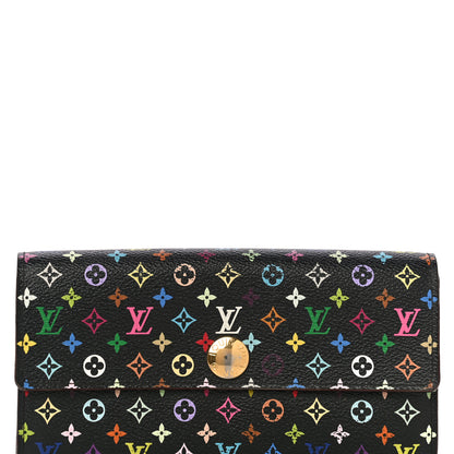Louis Vuitton Monogram Multicolor Sarah Wallet Black Grenade 7 of 17