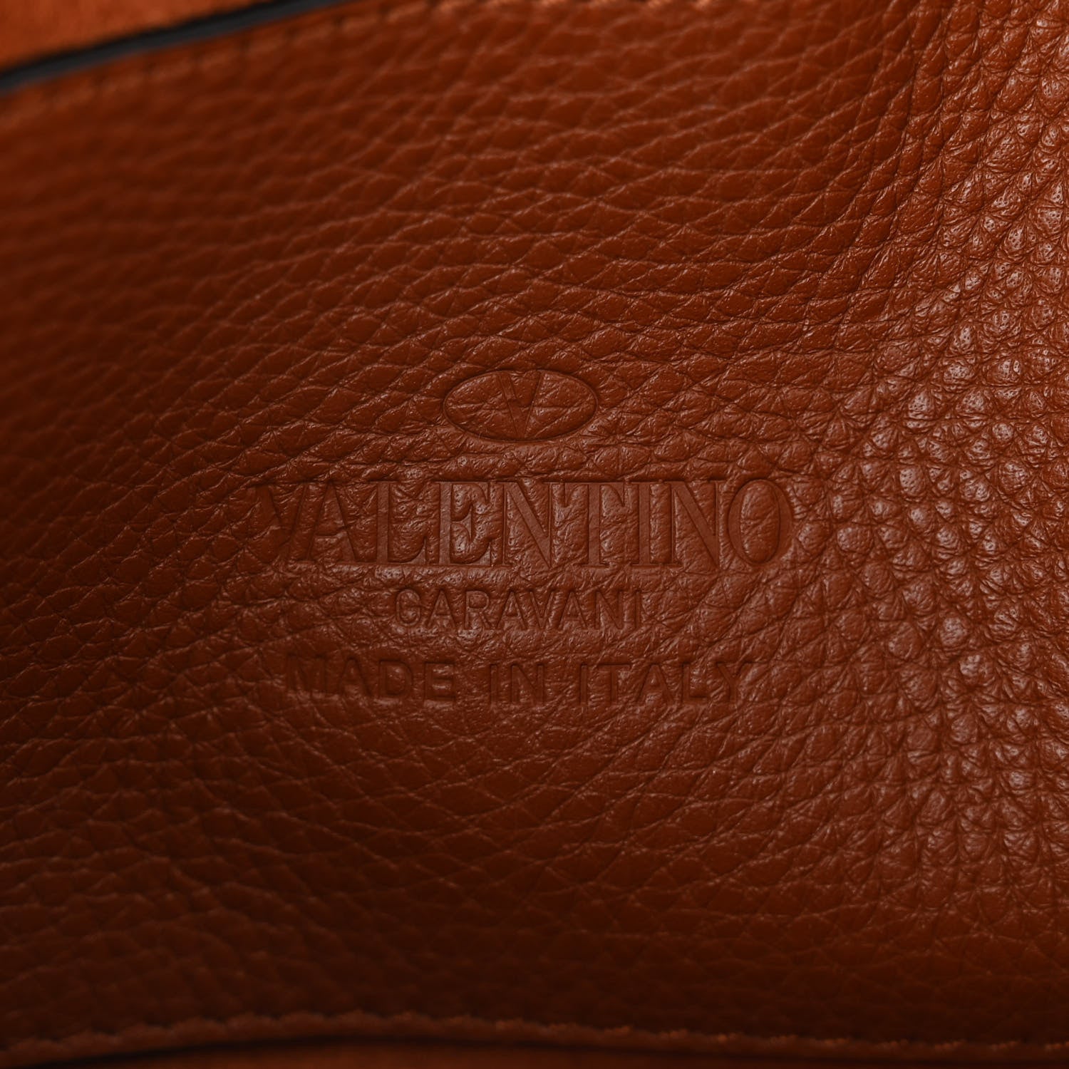 Valentino Garavani Pebbled Calfskin Medium Rockstud Flip Lock Crossbody Bag Brown 6 of 9
