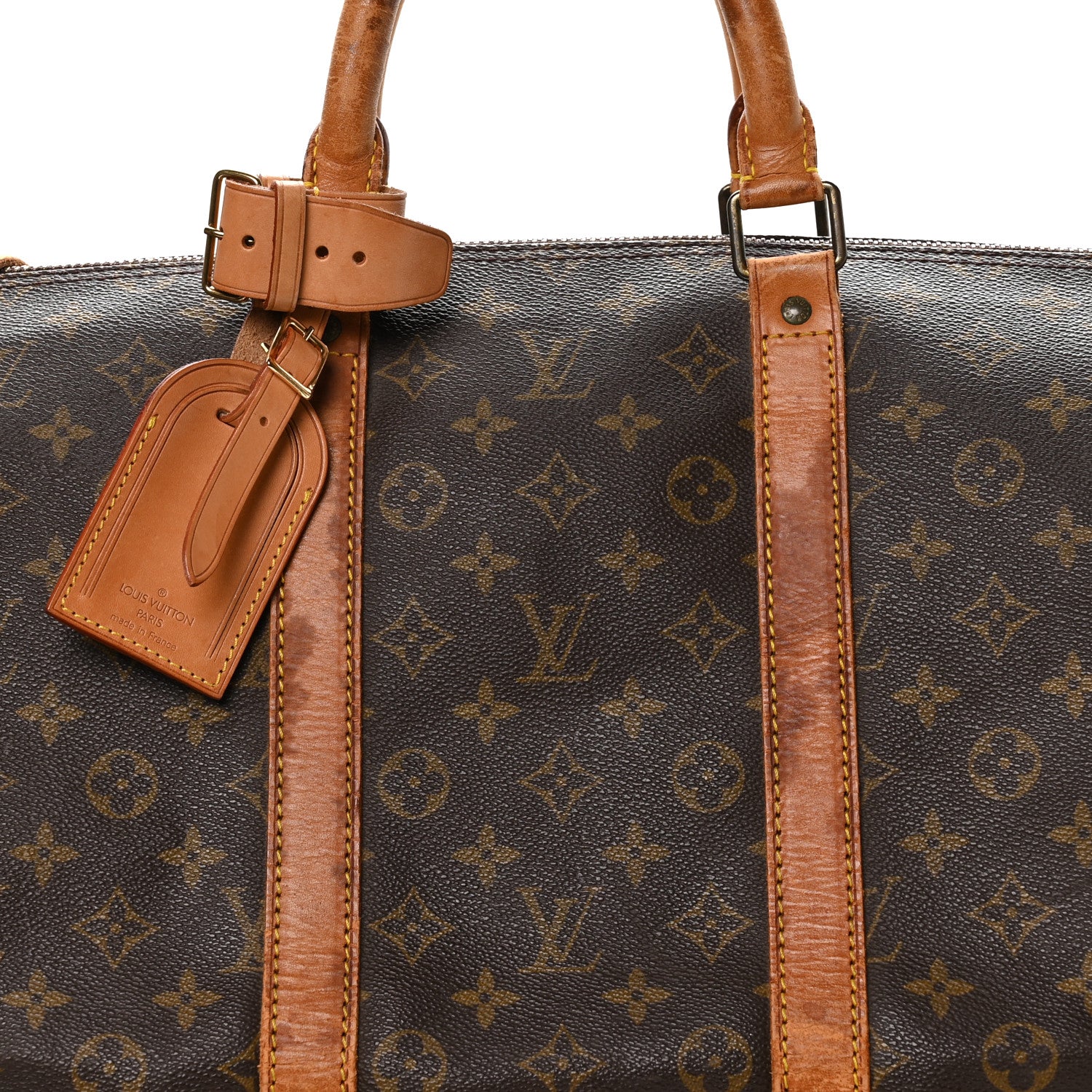 Louis Vuitton Monogram Keepall Bandouliere 55 7 of 11