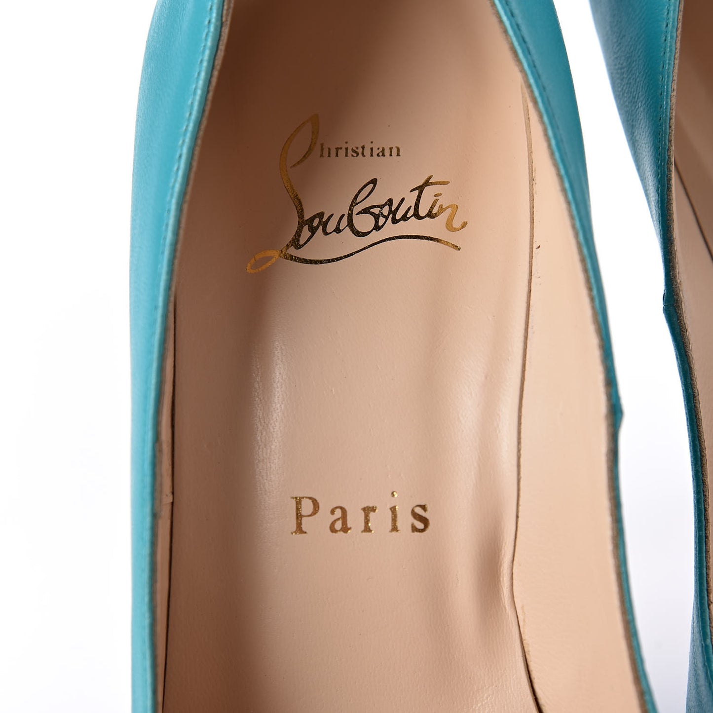 Calfskin Fifi 100 Pumps 37 Turquoise