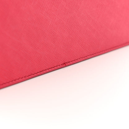 MCM Saffiano Studded Wallet On Chain Pink 12 of 12