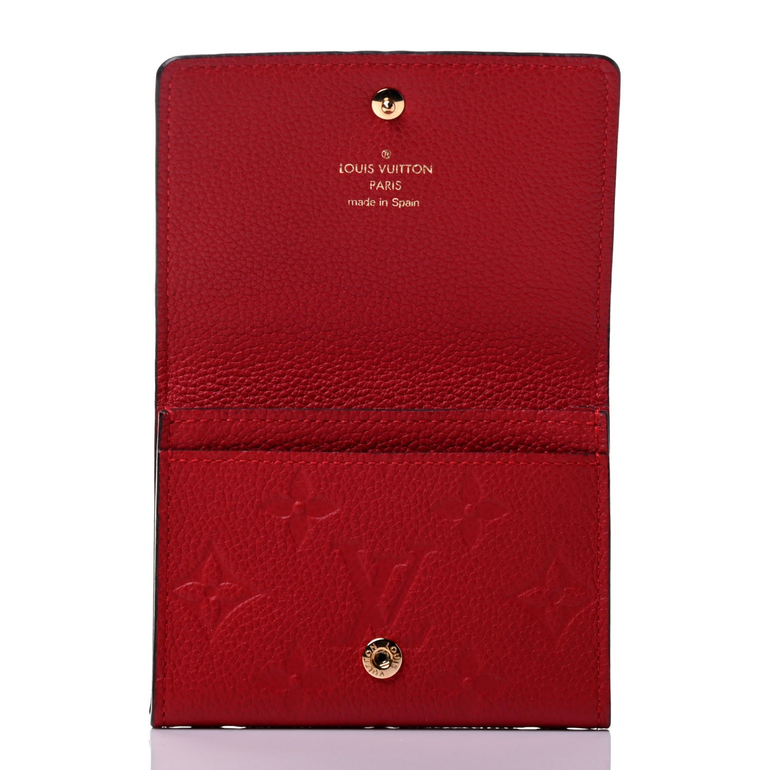 Louis Vuitton Empreinte Business Card Holder Cherry 4 of 4