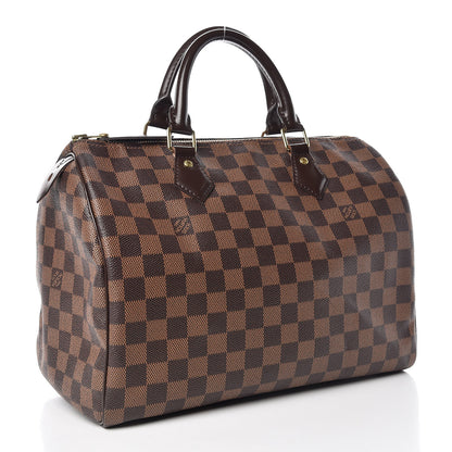 Louis Vuitton Damier Ebene Speedy 30 3 of 9