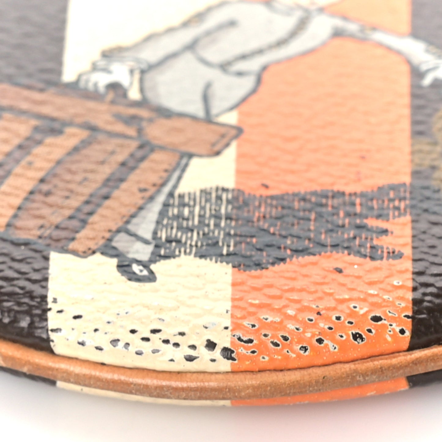 Monogram Groom Round Coin Purse