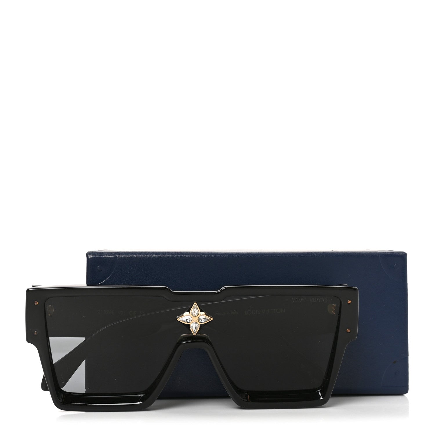 Louis Vuitton Acetate Swarovski Crystal Cyclone Sunglasses Z1578E