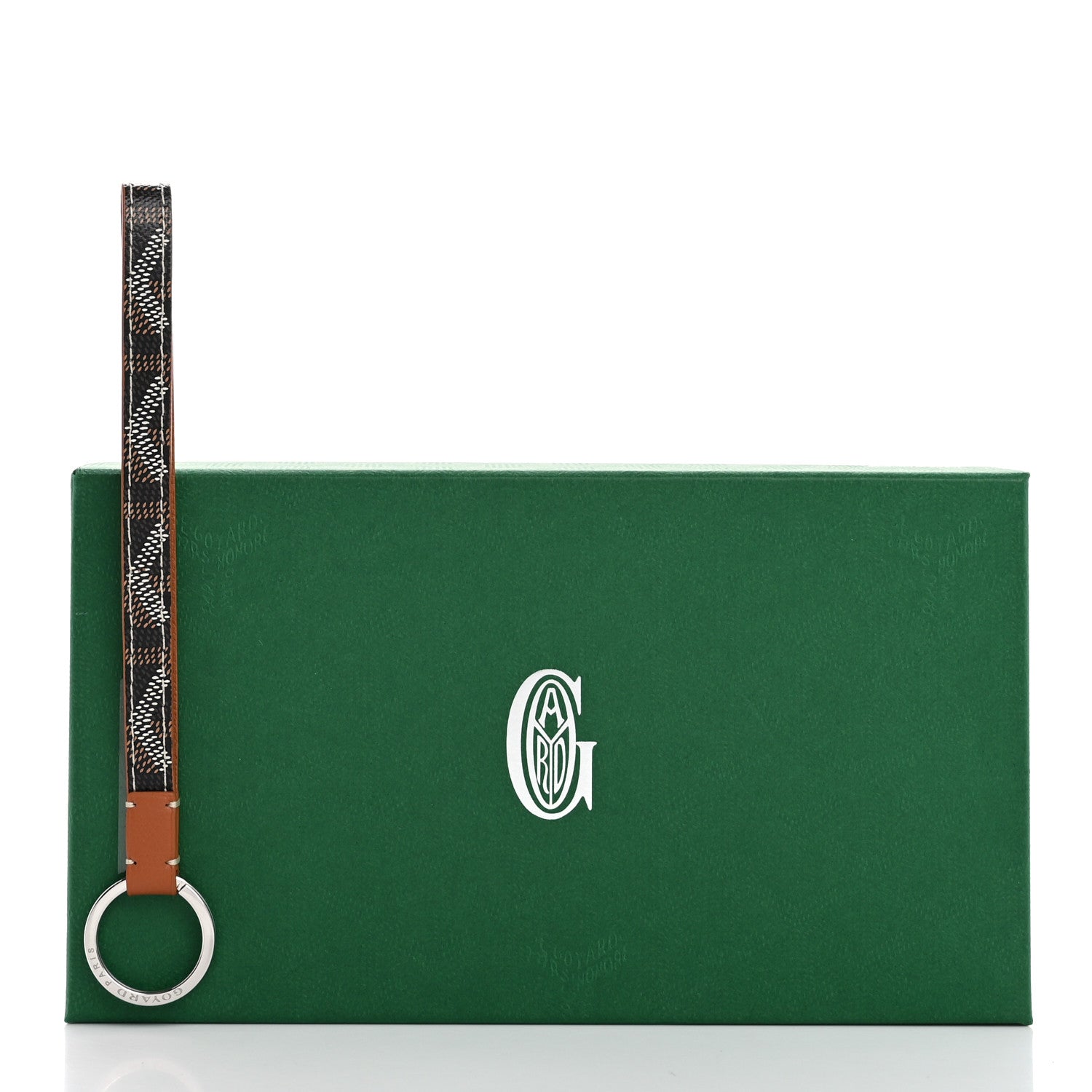 Goyard Goyardine Sesame Key Holder Black Gold 6 of 6