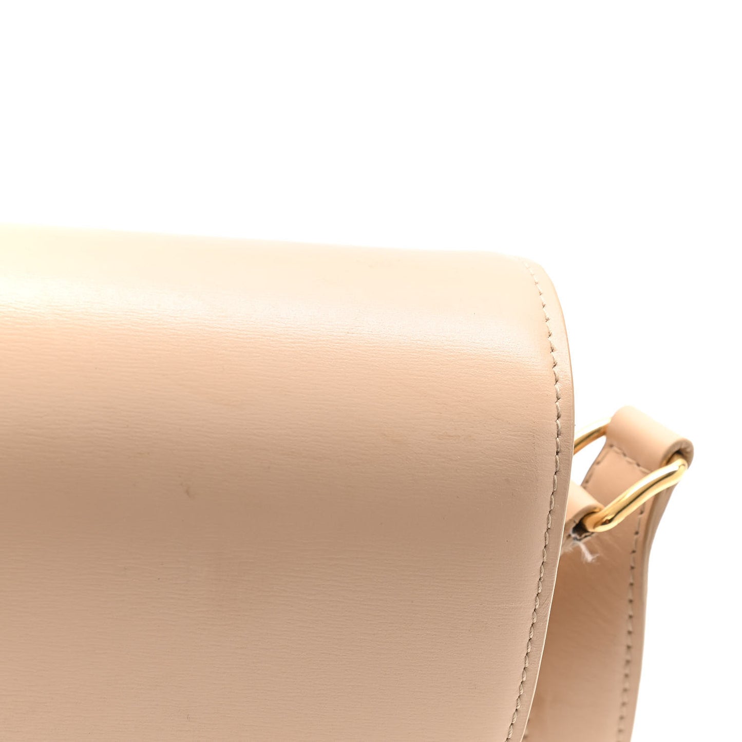 Shiny Calfskin Medium Triomphe Nude