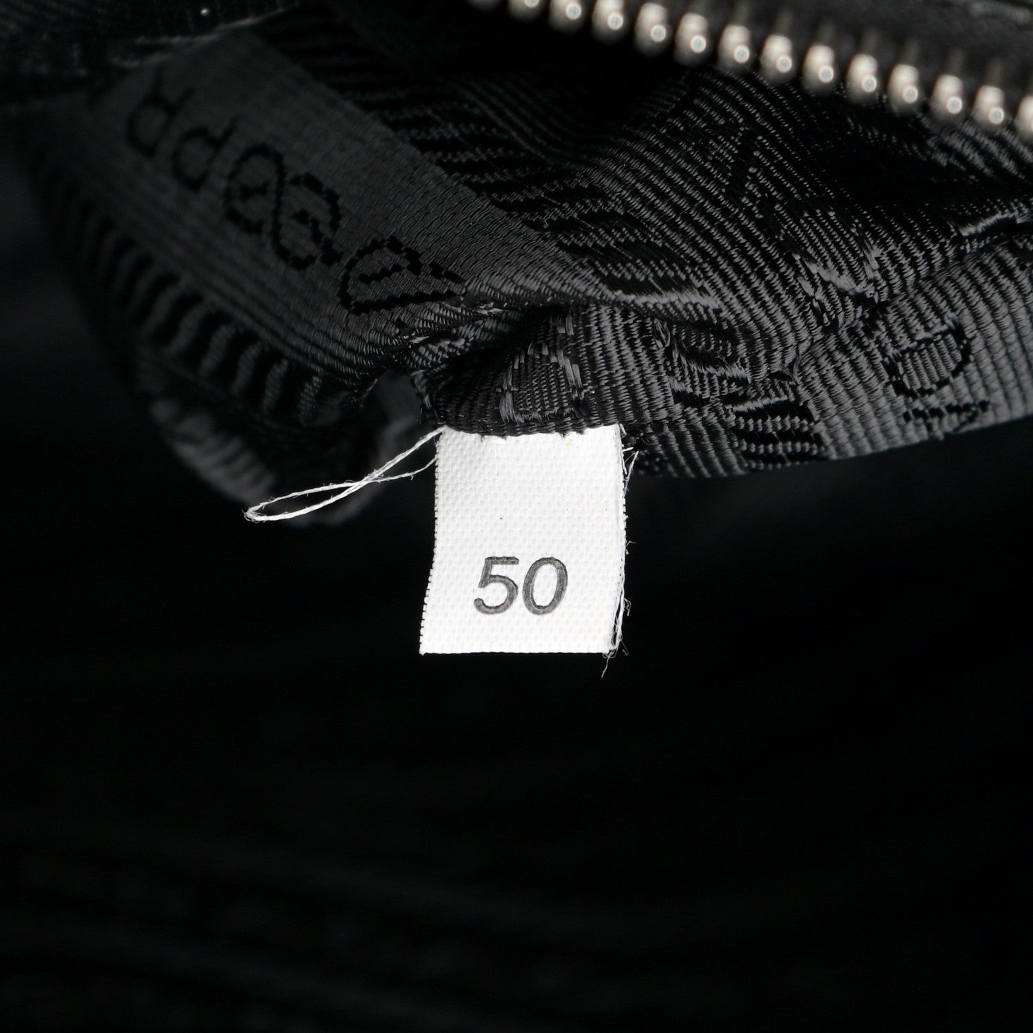 Prada Tessuto Nylon Saffiano Tote Black 7 of 15