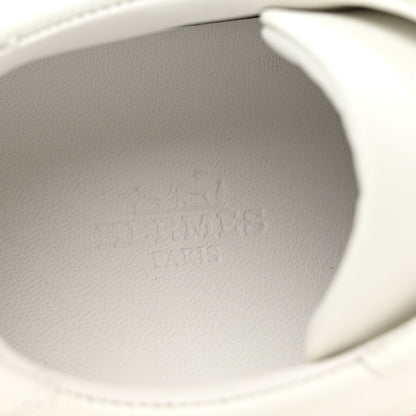 Hermes Epsom Womens Boomerang Sneakers 36.5 Multicolor Rose Pale 7 of 9