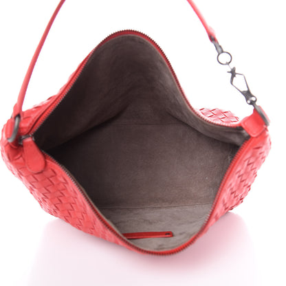 Bottega Veneta Nappa Intrecciato Small Shoulder Bag New Red 5 of 10