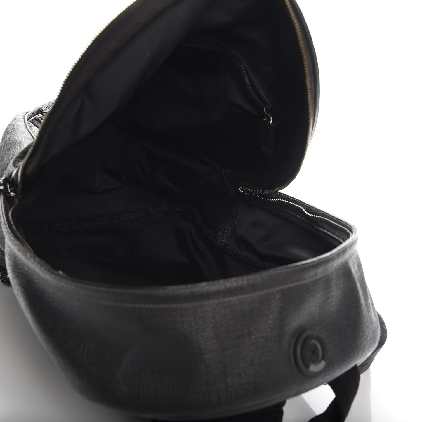 Coated Canvas Interlocking G Travel Backpack Black