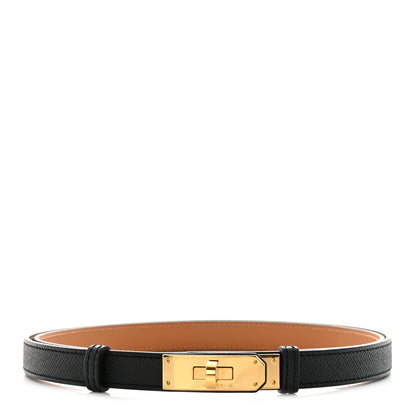 Hermes Epsom Kelly Belt Black 1 of 7
