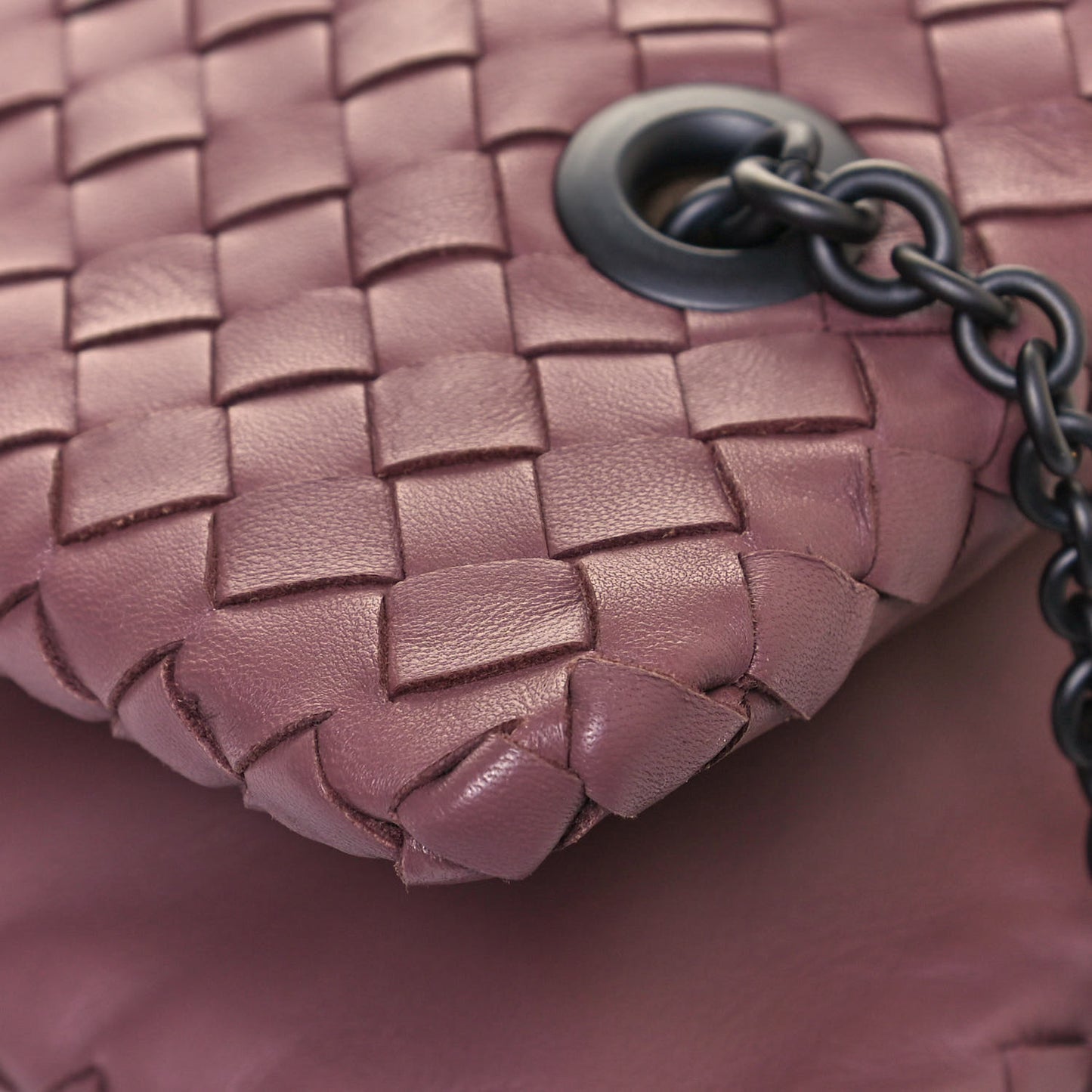 Nappa Intrecciato Duo Dusty Rose