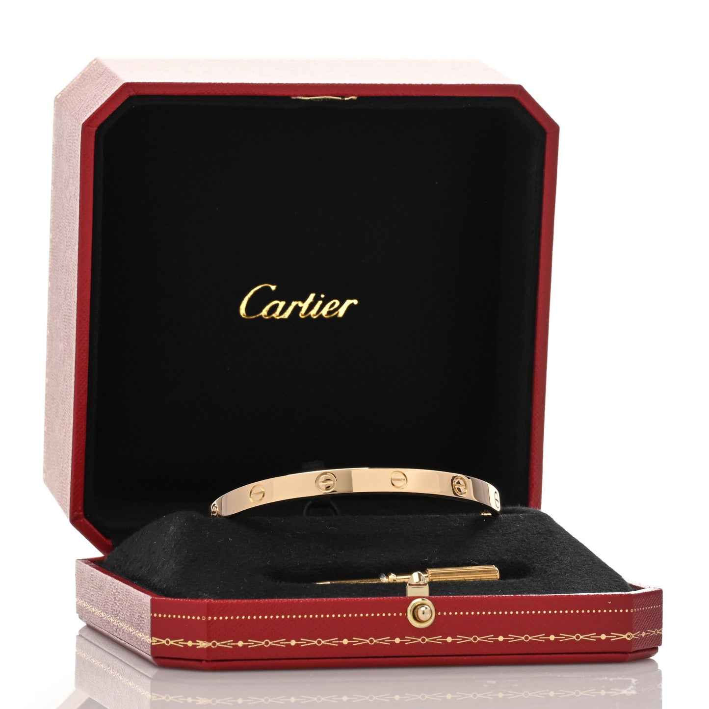 18K Yellow Gold LOVE Bracelet 20