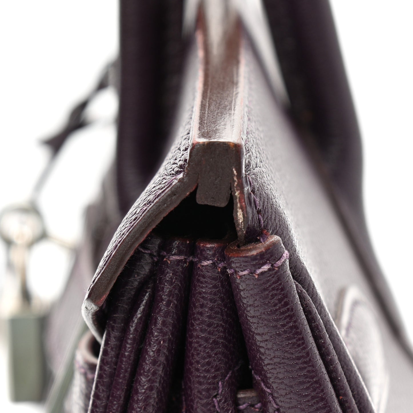 Chevre Mysore Birkin 30 Raisin