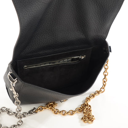 Proenza Schouler Pebbled Calfskin Small Courier Black 5 of 7