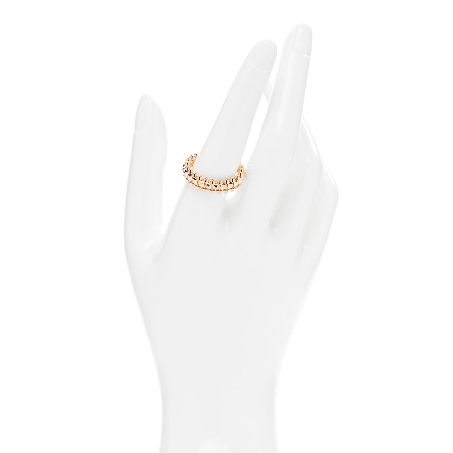 18K Pink Gold SM Clash De Cartier Ring 58 8.5