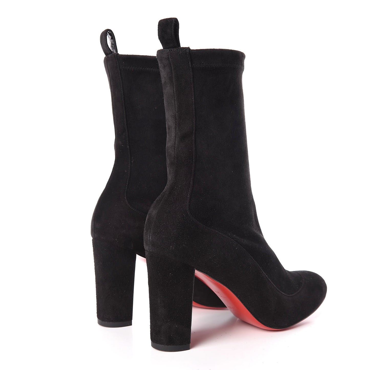 Veau Velours Stretch Gena 85 Bootie 36 Black