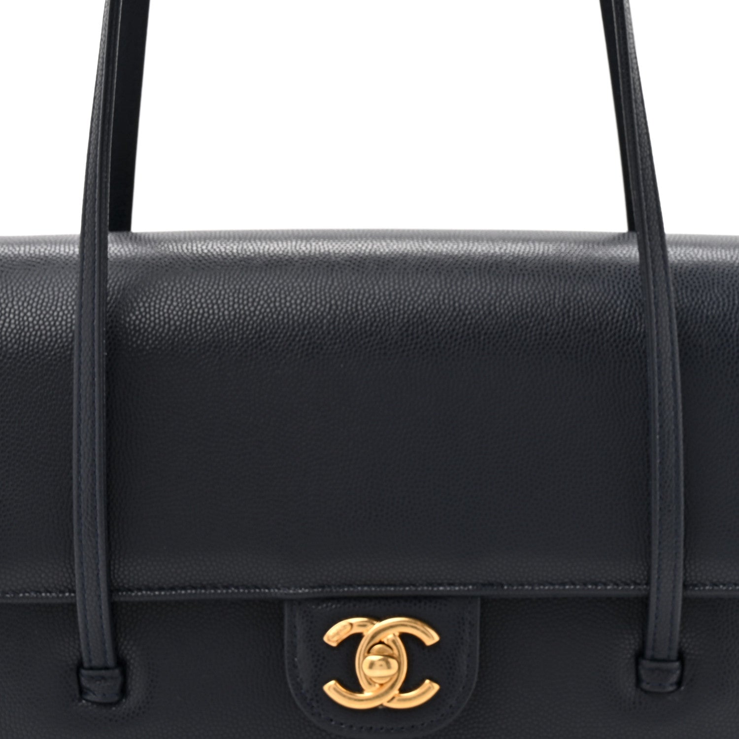 Chanel Shiny Caviar Preppy Coco Small Flap Navy 8 of 10