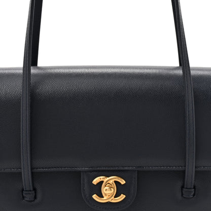 Chanel Shiny Caviar Preppy Coco Small Flap Navy 8 of 10