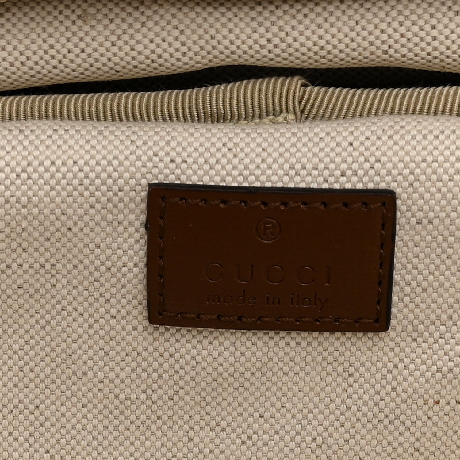 Gucci GG Supreme Monogram Azalea Calfskin Retro Interlocking G Small Savoy Cabin Trolley Beige Ebony Brown Sugar 5 of 9
