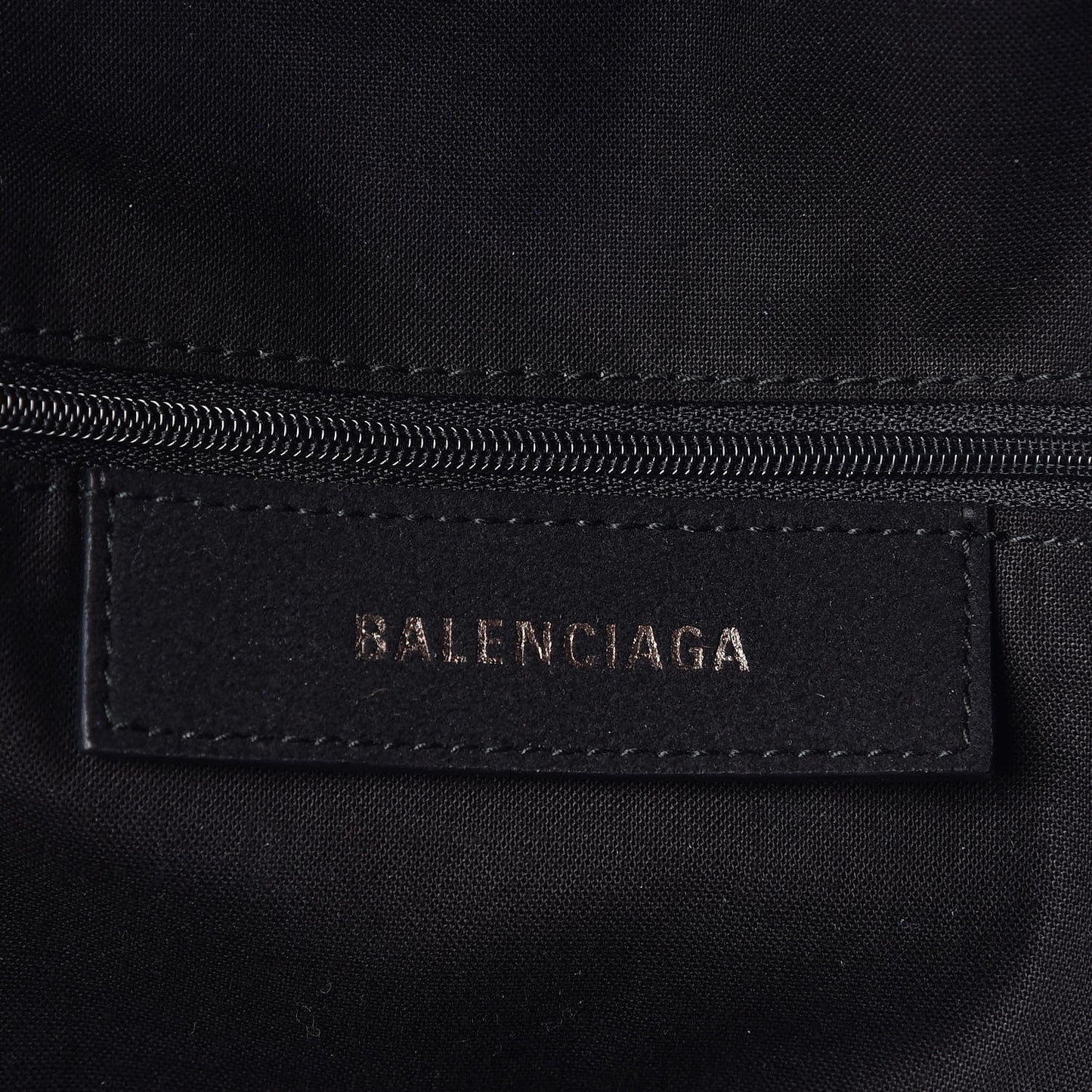 Textured Nylon Double Logo Explorer Backpack Bleu