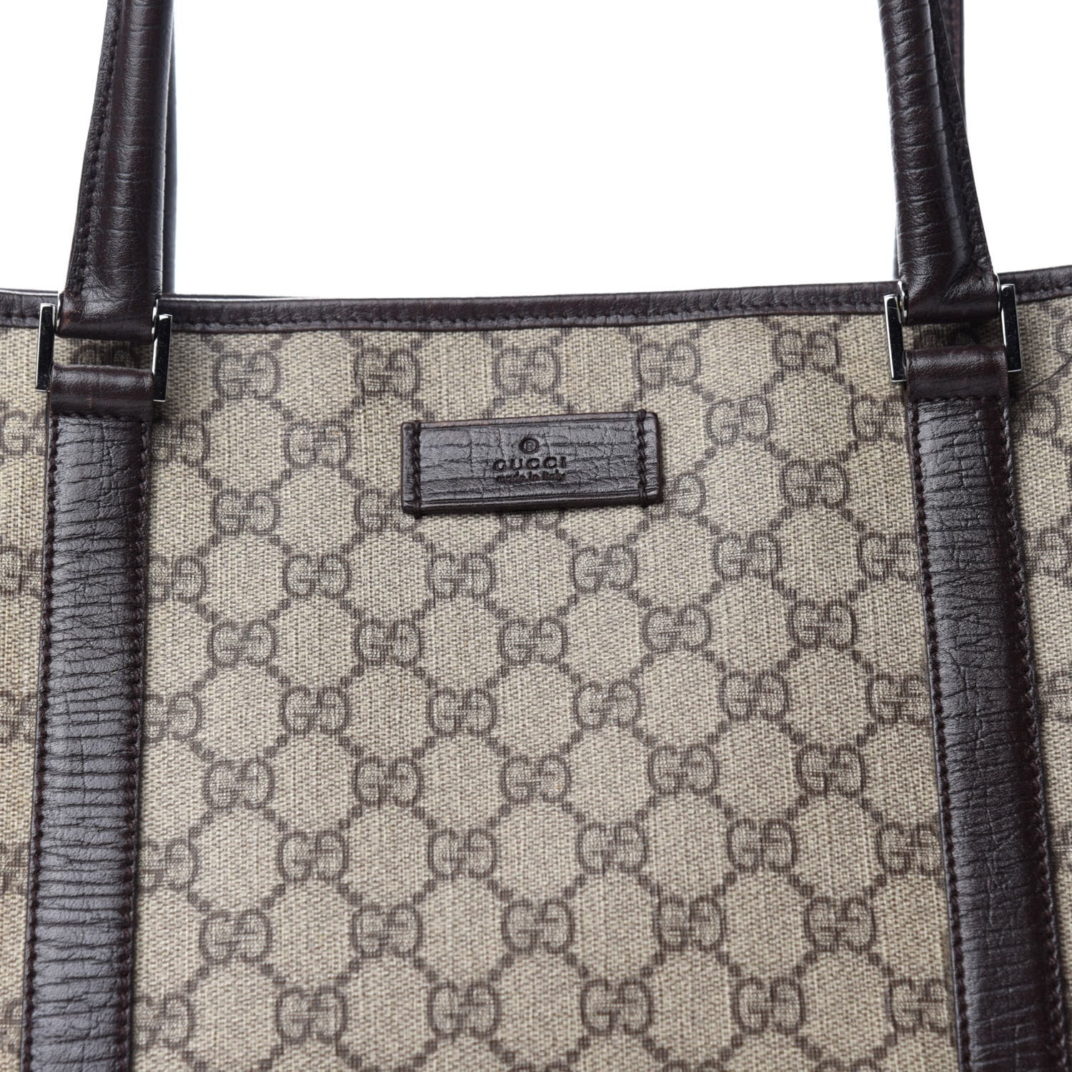 Gucci GG Plus Monogram Medium Joy Tote Dark Brown 16 of 16