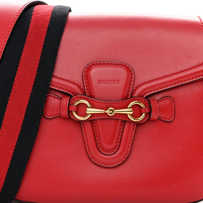 Gucci Ruinart Calfskin Medium Lady Web Shoulder Bag Hibiscus Red 8 of 11