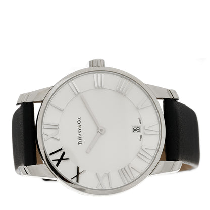 Tiffany Stainless Steel Calfskin 37mm Atlas 2-Hand Quartz Watch 2 of 4
