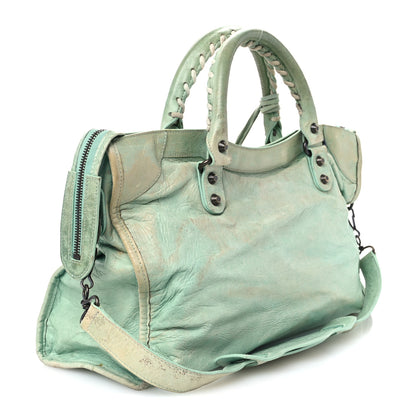 Balenciaga Agneau Classic Hardware City Vert D'eau 3 of 11
