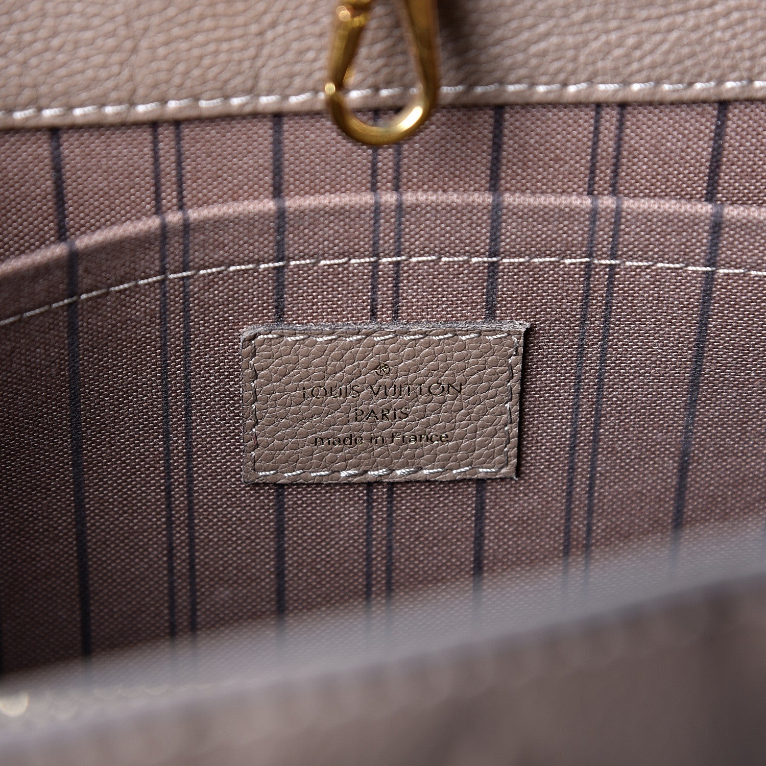 Louis Vuitton Empreinte Montaigne MM Taupe Glace 5 of 9