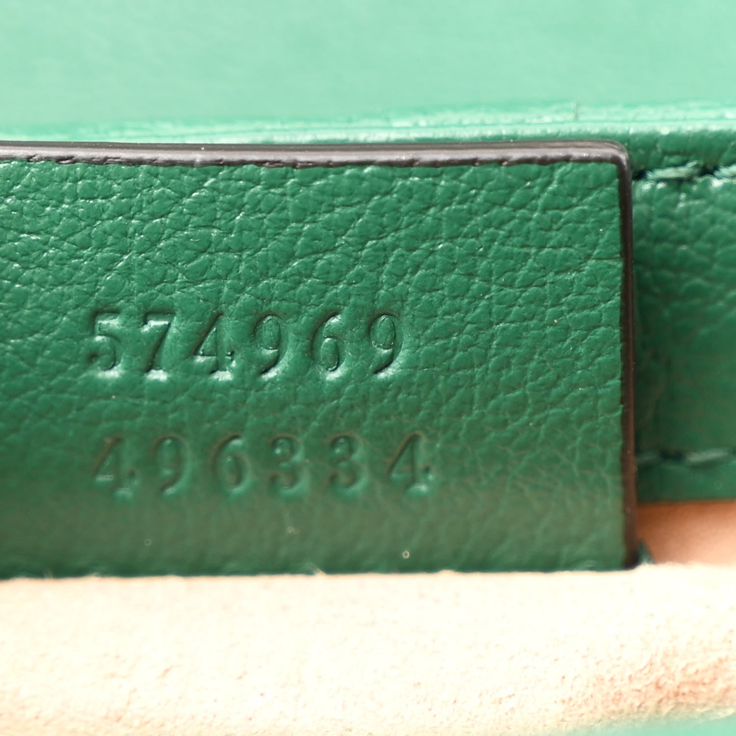 Gucci Azalea Calfskin Enamel Matelasse Diagonal Super Mini Torchon GG Marmont Shoulder Bag New Shamarock Emerald 7 of 10
