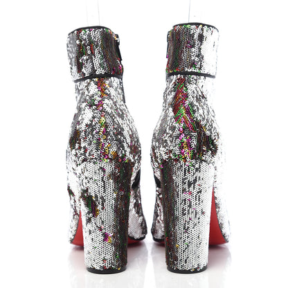 Christian Louboutin Paillettes Moulamax 100 Booties 39 Multicolor 4 of 9