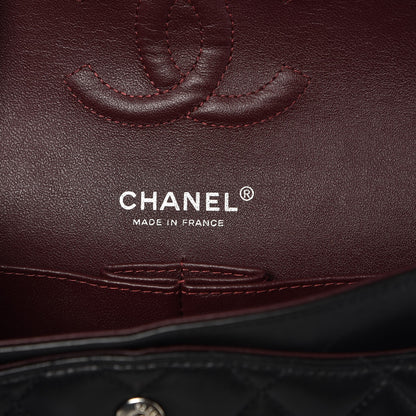 Chanel Lambskin Quilted Medium Double Flap Black 6 of 9