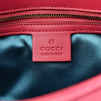 Gucci Velvet Matelasse Small GG Marmont Shoulder Bag Light Raspberry Rose 6 of 10