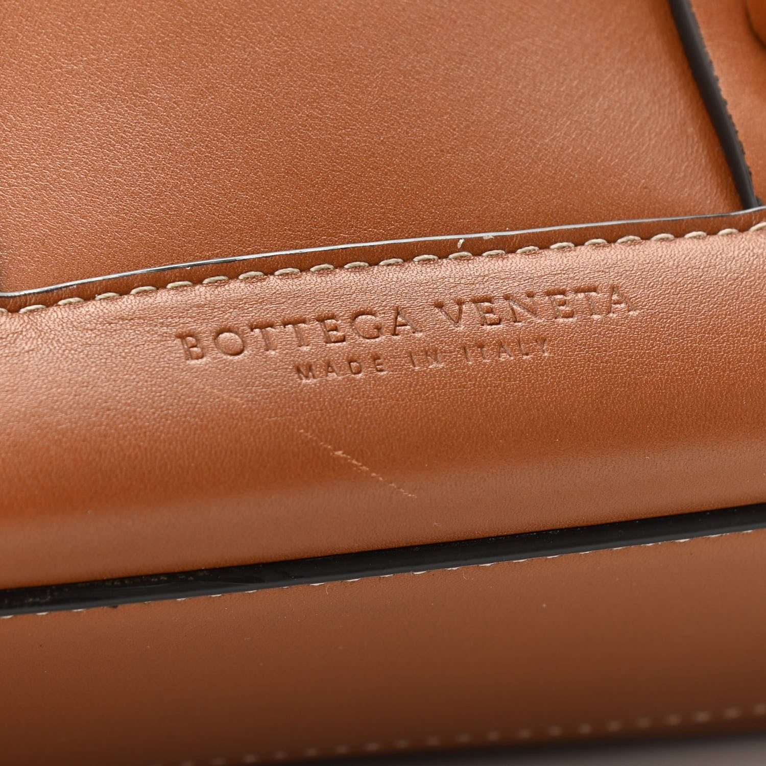 Bottega Veneta French Calfskin Maxi Intrecciato Arco 33 Wood 11 of 11