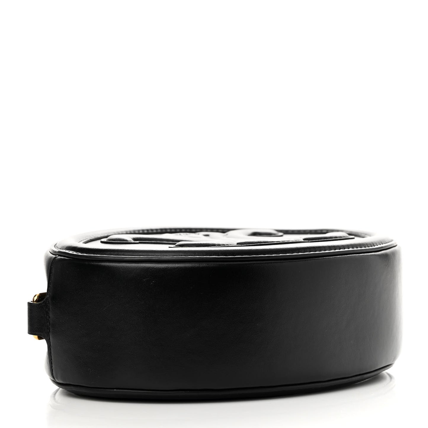 Smooth Calfskin Cuir Triomphe Oval Bag Black
