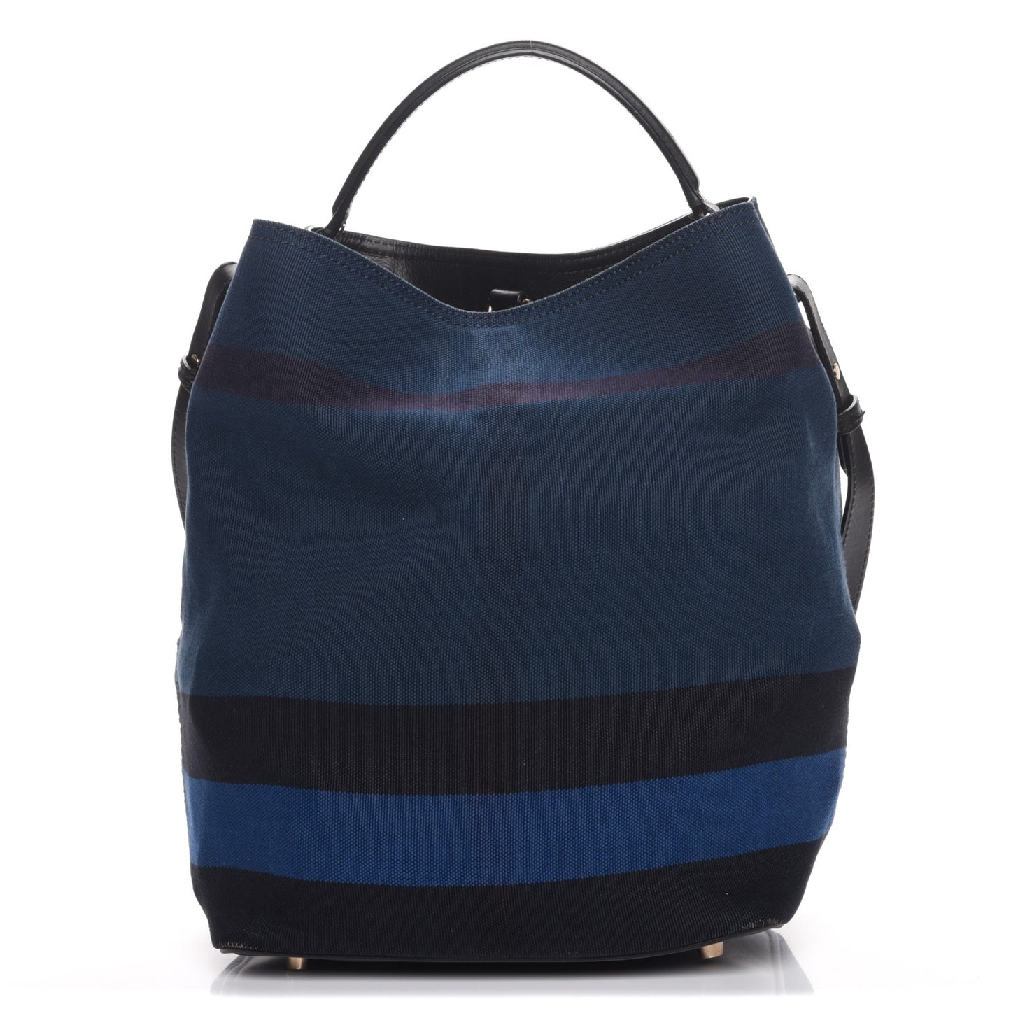 Overdyed Canvas Mega Check Medium Ashby Hobo Ultramarine Blue