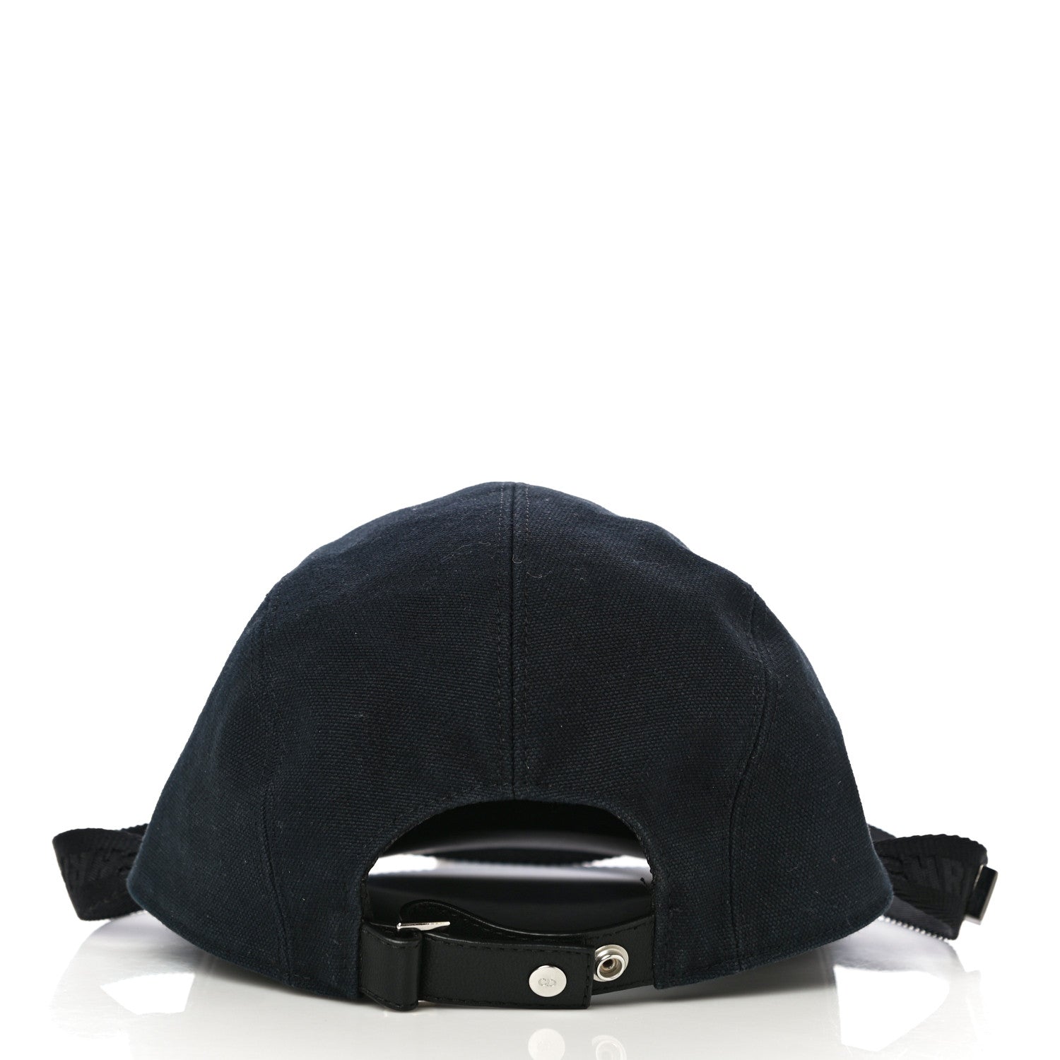 Christian Dior Homme Cotton Sheepskin Logo Hat M Black 5 of 7