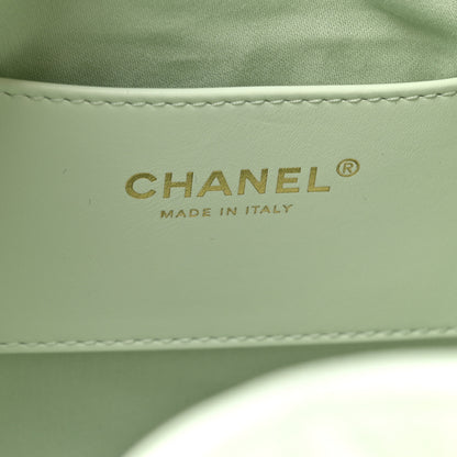 Chanel Caviar Quilted Small Chanel 25 Handbag Light Green 6 of 13