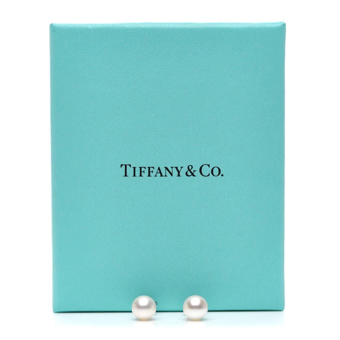 18K White Gold Akoya Pearl 8mm Signature Earrings
