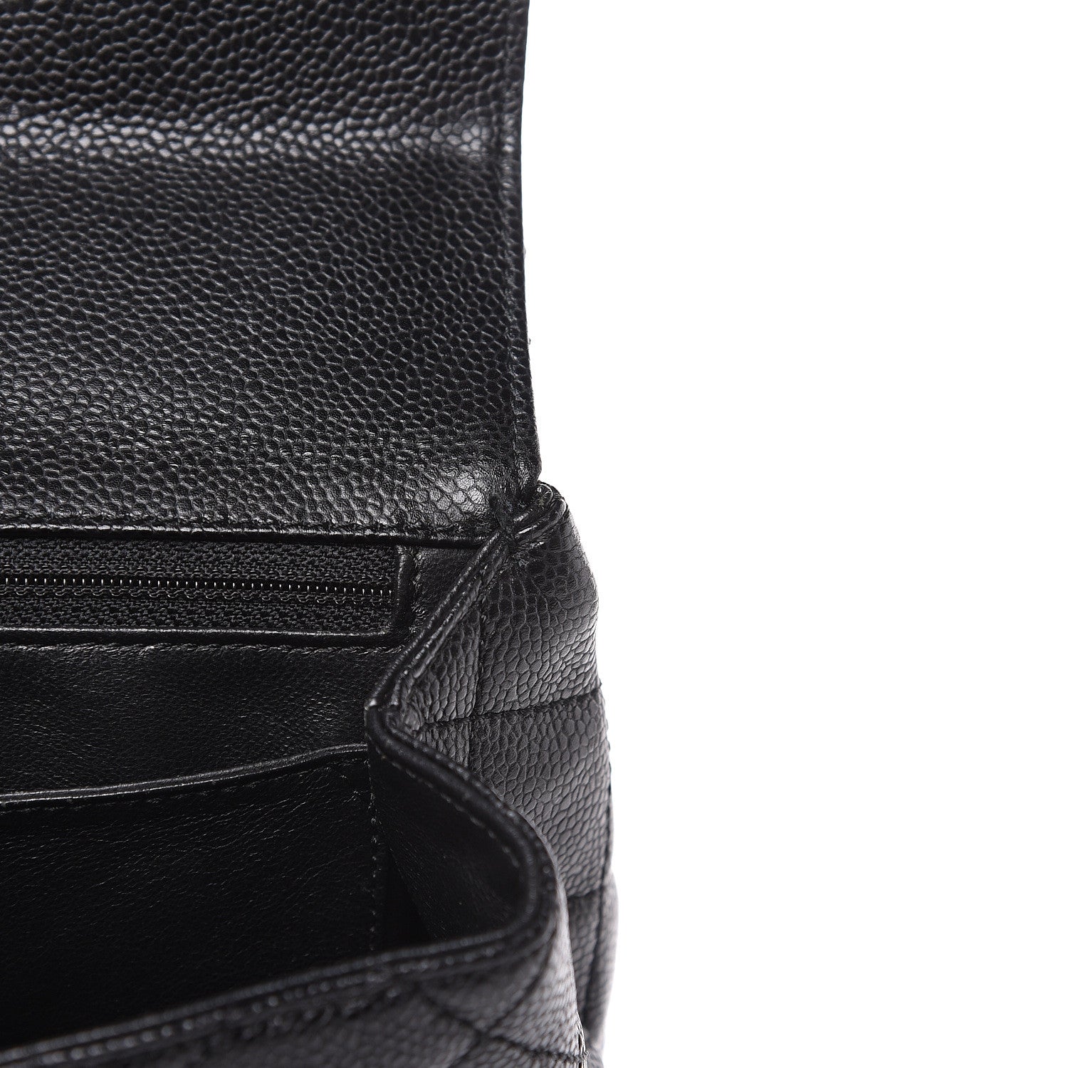 Chanel Caviar Quilted Jumbo Kelly Flap Black 10 of 14
